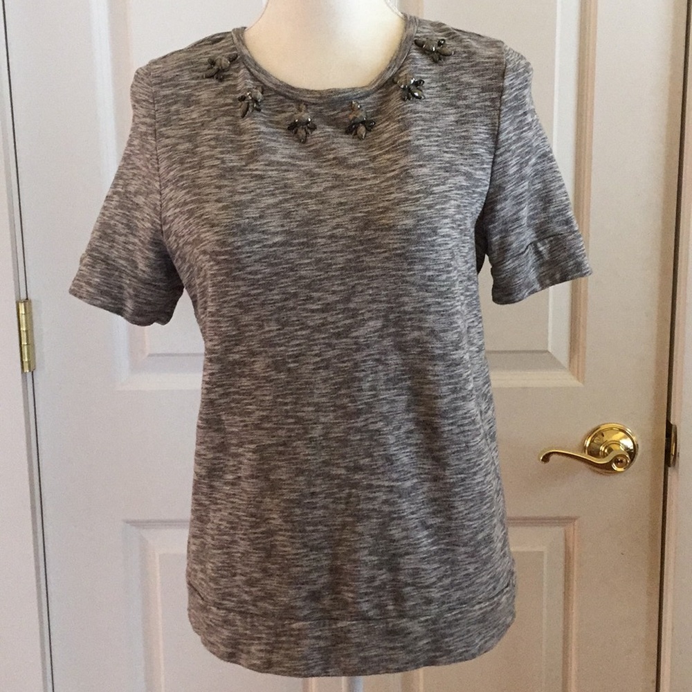 Ann Taylor Loft jeweled sweatshirt